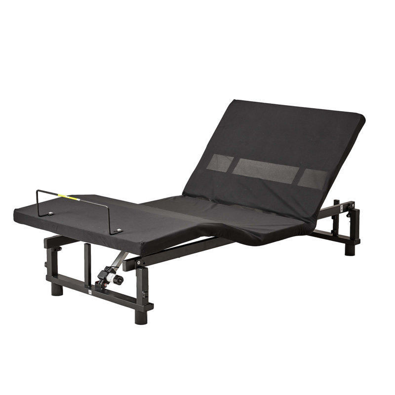 Base de lit réglable avec tête et pied inclinables, moteur silencieux, zéro gravité, Lit simple