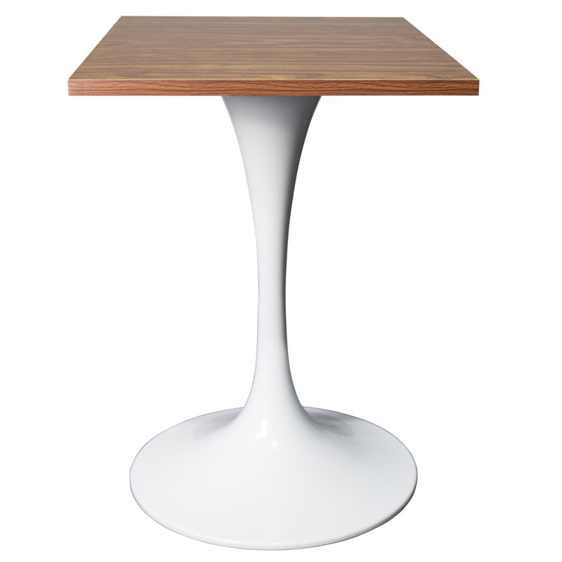 Table de salle à manger Verve, Brun cognac, Blanc