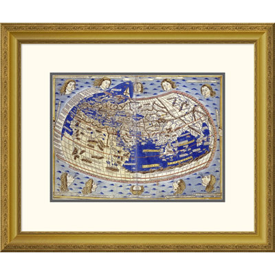 Cosmographia by Claudius Ptolemaeus Framed Graphic Art