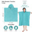 Serviettes de bain unisexes courtes en ratine de coton pour enfants avec poches et capuchon Extli-33246579-91046207