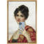 «Portrait de femme avec téléphone»-98579414-98579417