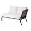 Chaise longue simple avec coussins 52,94 po Yland-11399357-11399358