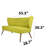 Upholstered 55.51'' Loveseat-754640654