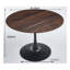 42.1" Mid-century Tulip Dining Table, Round Walnut MDF Top Pedestal Table for 4-6 People, Modern Leisure Coffee Table/End Table-576654877-576654851