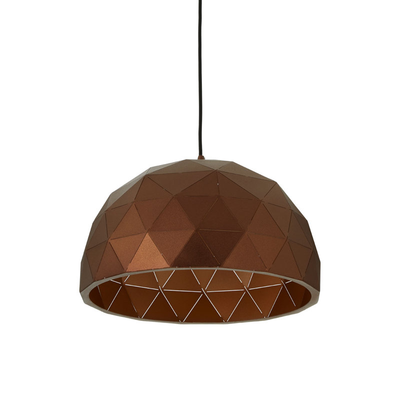 Cosima 1 - Light Single Pendant, Coffee, Coffee/Gold