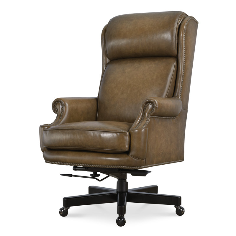 Fauteuil de direction en cuir véritable EC