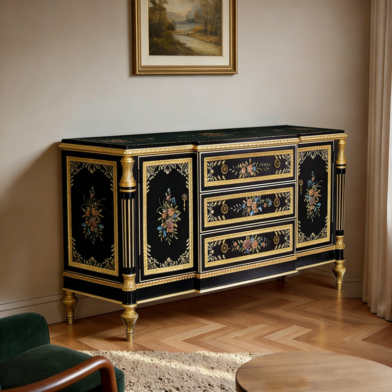 Moonya 63.78 wide Solid Wood Buffet Table