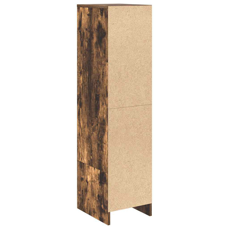 Highboard 29.5X34x119.5 Cm Engineered Wood, Smoked Oak