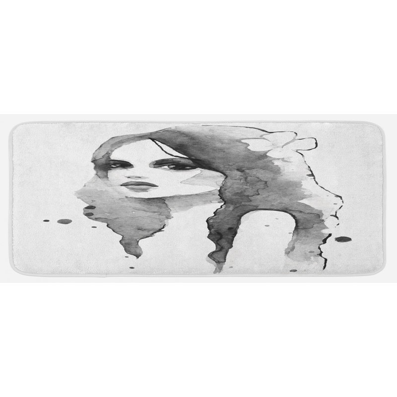 Tapis de cuisine féminin