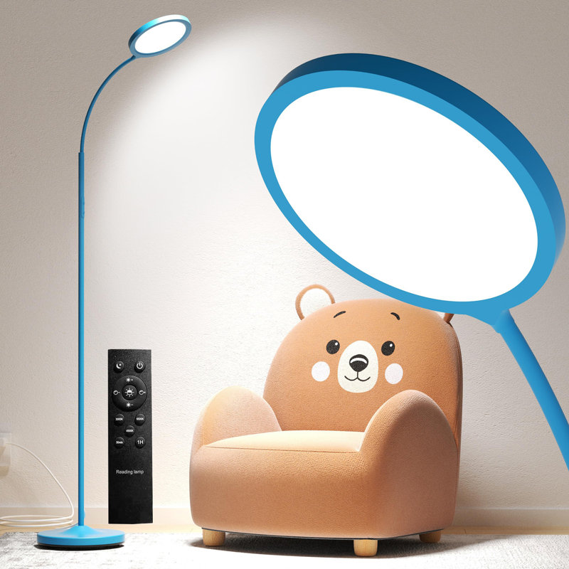 Lampe sur pied pour le salon, Bleu