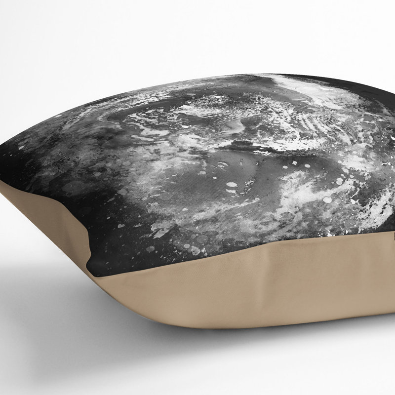Square Throw Cushion, Stone, 40cm H x 40cm W x 15cm D