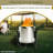 Febtech - Portable Firepit Trolley Stand Compatible With Solo Stove Yukon And Other Firepit - Fire Pit Stand With Support Arm For Effortless Fire-Pit Mobility - Solo Stove Accessories-112276052
