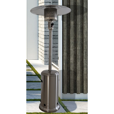 46000 Patio Heat - Quiet & Efficient Generation, Aluminium Body, 18 In Package Depth, 200 Sq Ft Heating Field 46,000 Heater For Warm Your Evenings, Automatic Shut-Off