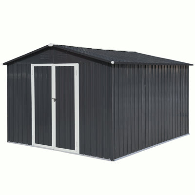 9 ft. W x 10 ft. D Metal Storage Shed