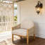 Fauteuil club d'extérieur en bois-1309075743