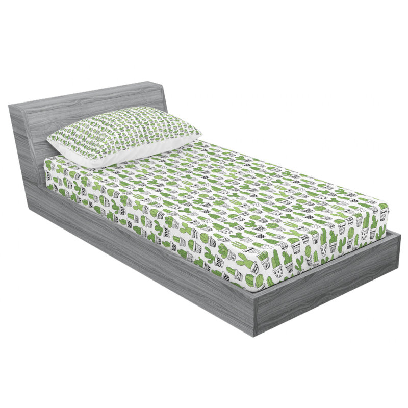 Microfiber Sheet Set, Twin Sheet Set with Fitted Sheet
