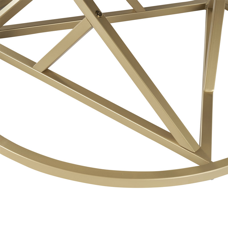 Frame Coffee Table, Black/Gold
