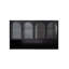 Armoire murale en verre à quatre portes, rangement compact pour la cuisine, le salon et la salle de bain-247212183