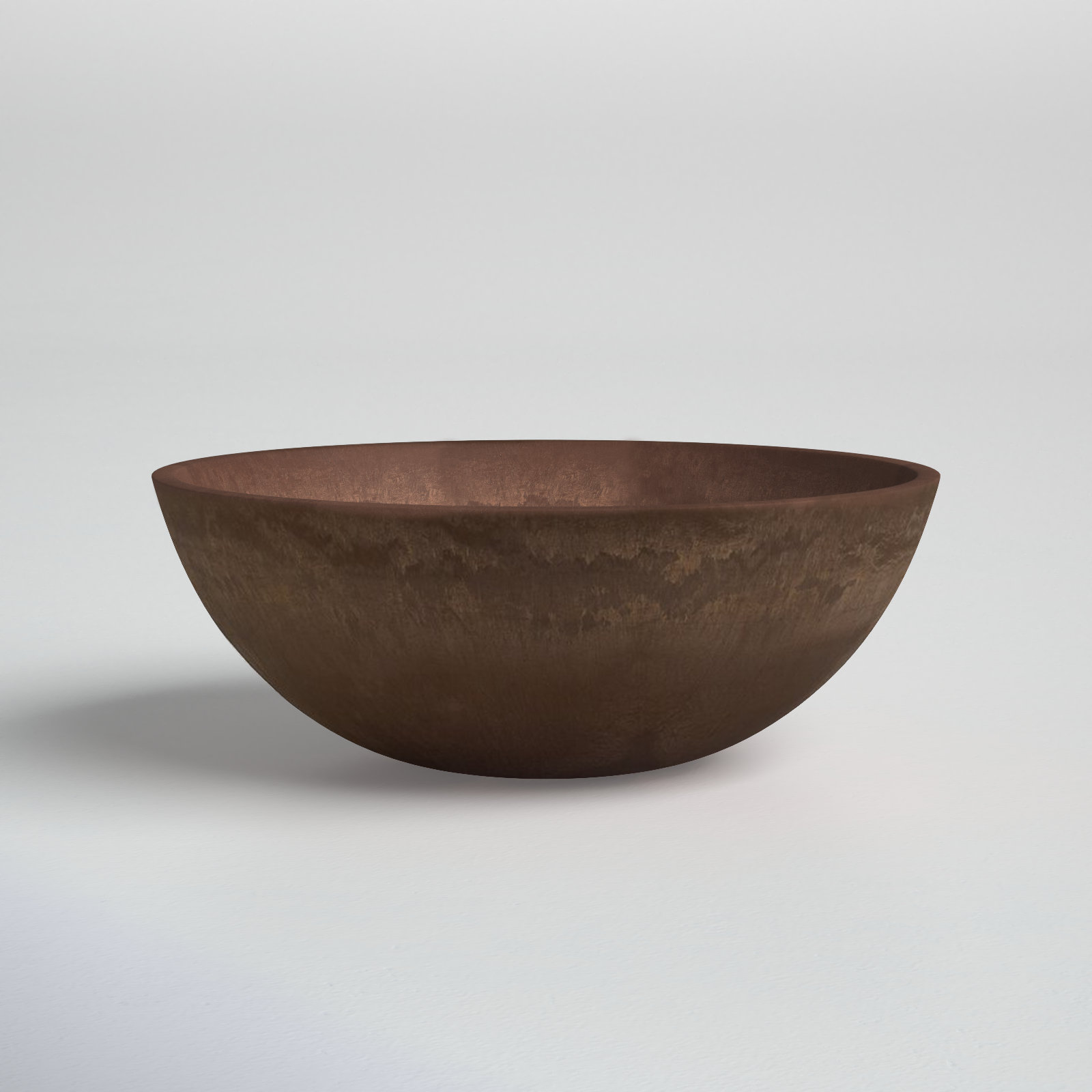 Haven Pot Planter, Chocolate, 4.5" H x 12" W x 12" D
