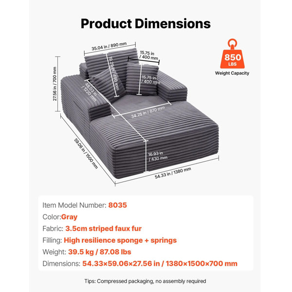 Dimensions du produit