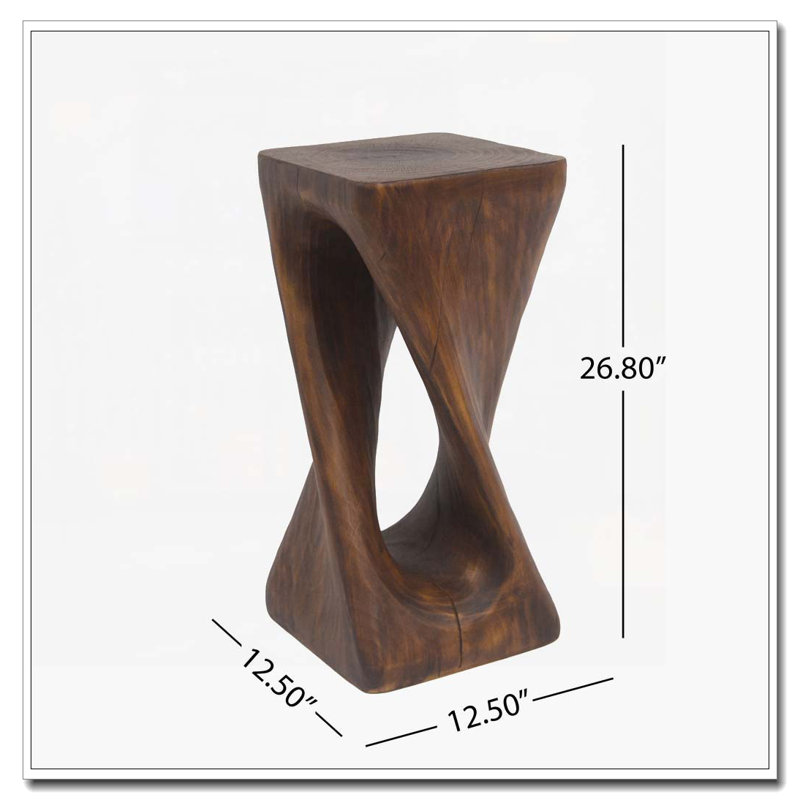 Table d'appoint d'extérieur, tabouret de jardin pour patio, table d'appoint décorative pour terrasse de balcon côté piscine