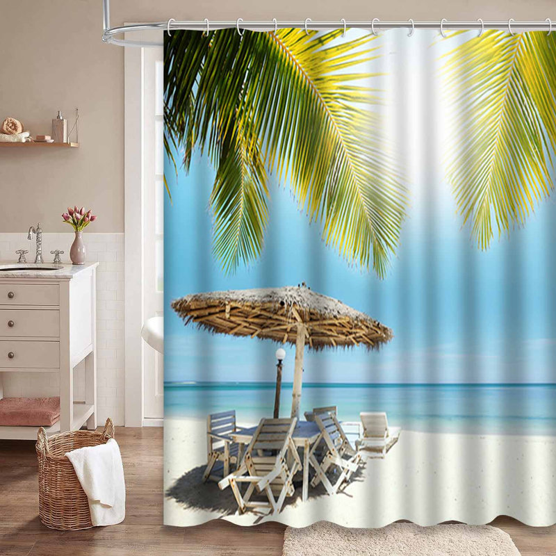Palmier tropical avec 12 crochets, L 72 po x l 84 po