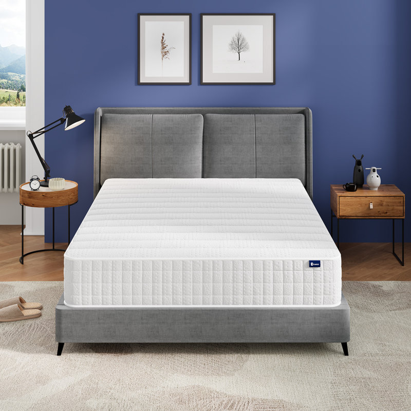 27cm Memory Foam Pocket Sprung Mattress, Small Double (4'), 25cm