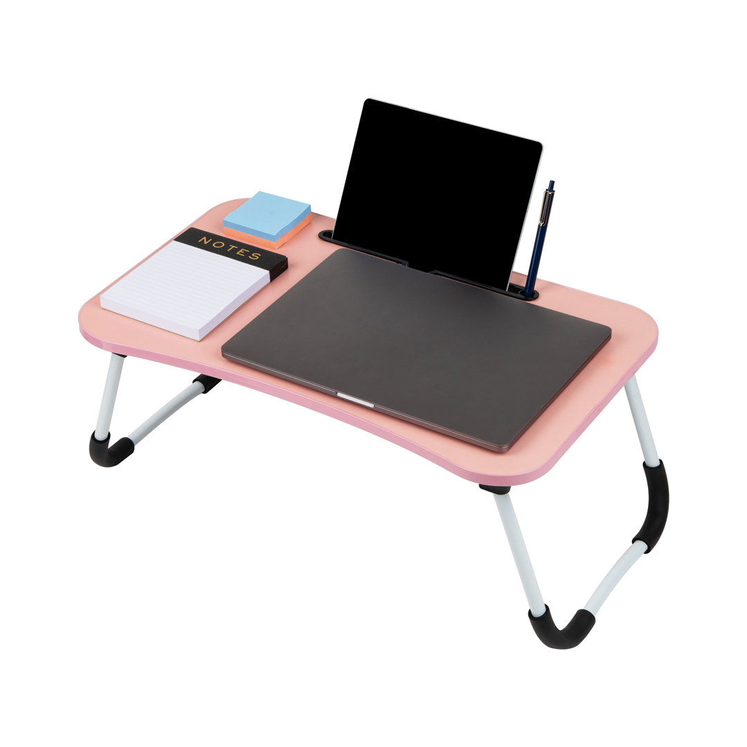  Lap Desk Laptop Stand, Bed Tray, Folding Legs, Couch Table, Portable, MDF , 23.25"L x 13.75"W x 10.5"H Inbox Zero 