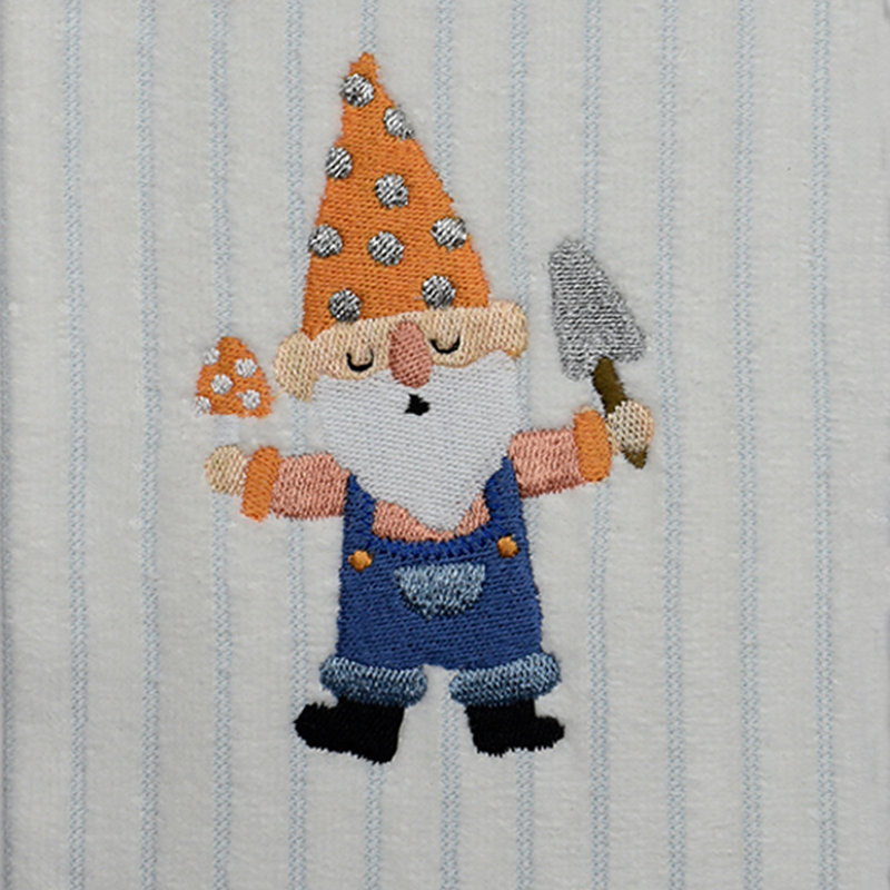 Super Absorbent 3 pack Cotton Tea Towels - Garden Gnome
