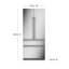 Monogram 36" Panel-Ready Premium Integrated French-Door Refrigerator