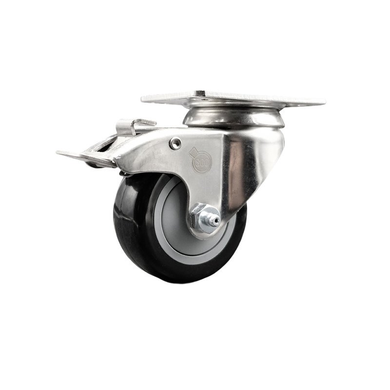 Polyurethane Casters, Black