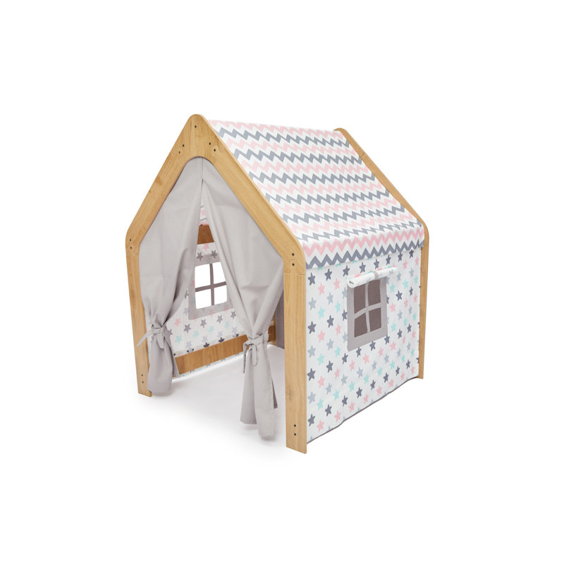 Jerenss Play Tent House: Indoor Hideaway for Kids (Ages 3-6), Pink