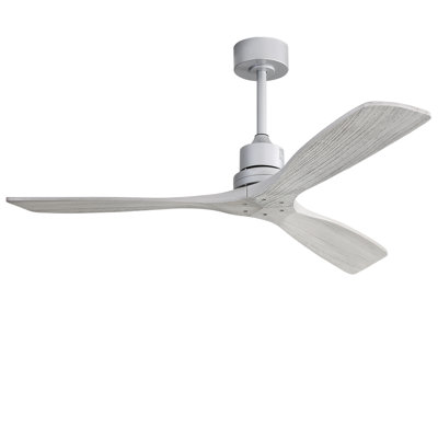 Nicola 52" 3 - Blade Standard Ceiling Fan with Remote Control