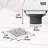 VIGO Elan Square Shower Drain-73357682