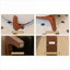 Ensemble de 2 fauteuils de chambre en similicuir beige avec sièges modernes et confortables pour la lecture et la maison