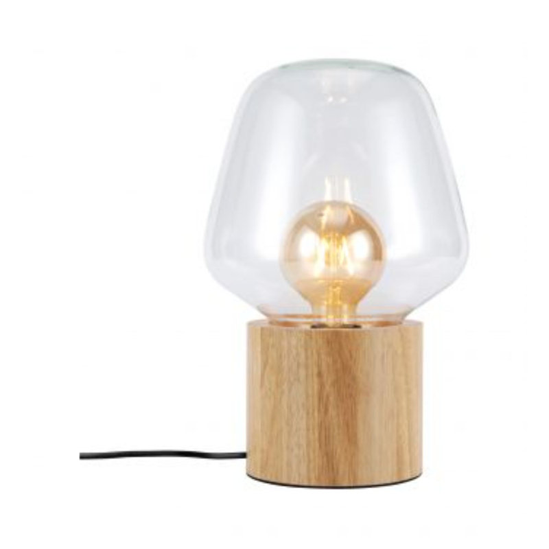 Wood Novelty Lamp, Brown