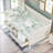 Twin Size Wooden Daybed With Rustic Style And Storage Drawers