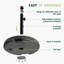 Base de parasol ronde en plastique Belanna-1788966659