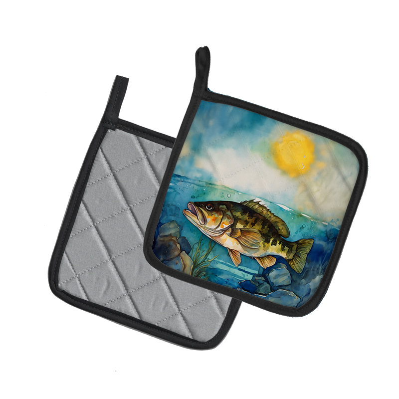 Caroline's Treasures Nautical Collection Polyester Potholder Set