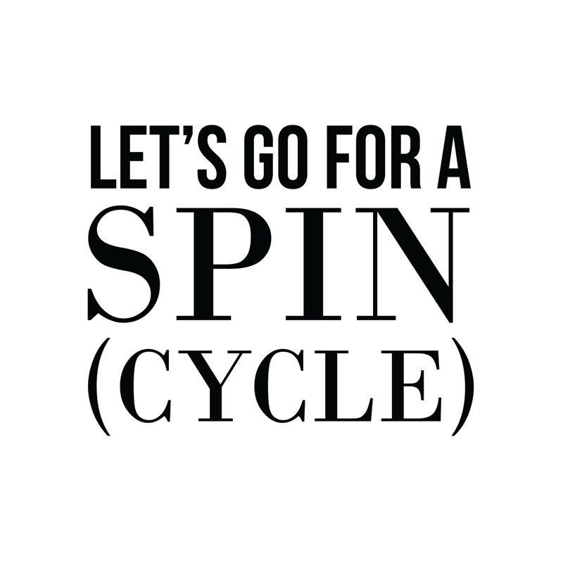 Lets Go For A Spcycle - Wrapped Canvas Print, 30cm H x 30cm W 