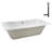 72'' x 36'' Acrylic Soaking Drop-In Bathtub, Drain Included-97545328