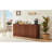 59-Inch Modern Wavy Sideboard, Curved Contour Design Storage Cabinet, 4-Door Cabinet With Storage Function, Suitable For Kitchen/Bedroom/Living Room, Walnut, 59.0"L X 15.7"W X 27.7"H-1094501359