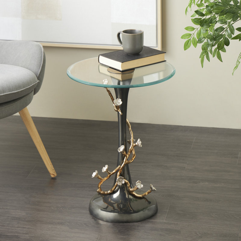 Table de bout en verre Revell