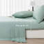Ensemble de draps soyeux en rayonne de bambou rafraîchissant avec taie d'oreiller-108936207-108936215