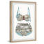 Carte des maillots de bain de Californie - impression encadrée sur papier-2133742899
