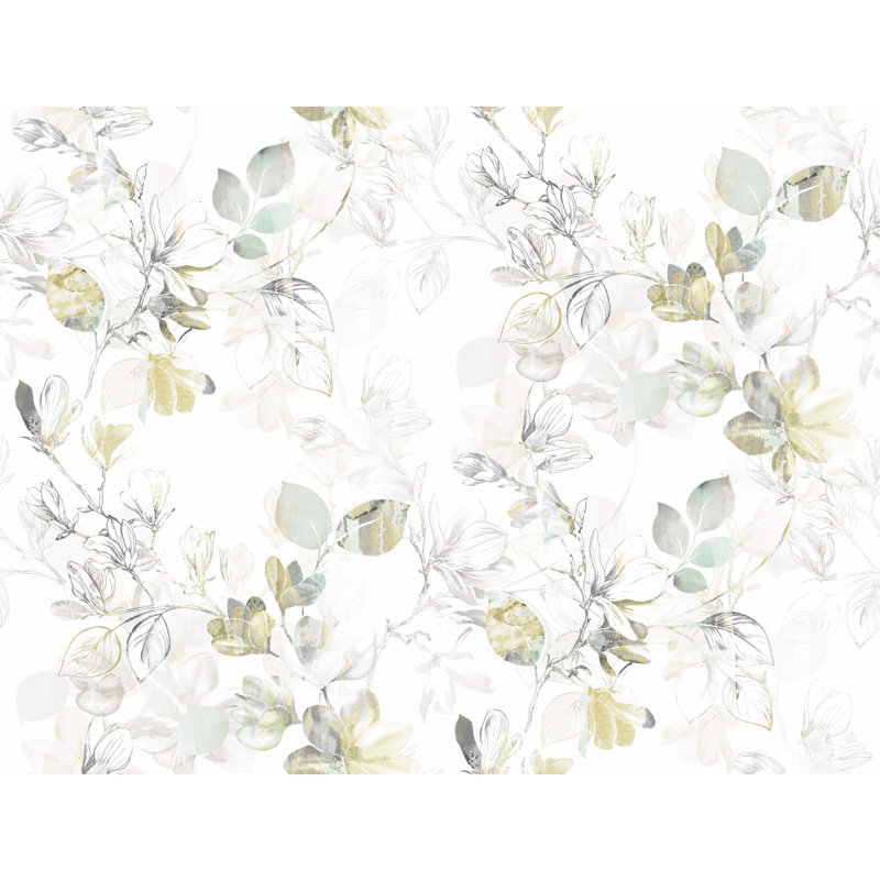 Rouleau de papier peint L 27 pi x l 27 po Arbor Vine, Vert