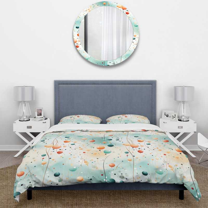 Literie Ethereal Whispers, Housse de couette pour très grand lit et 2 très