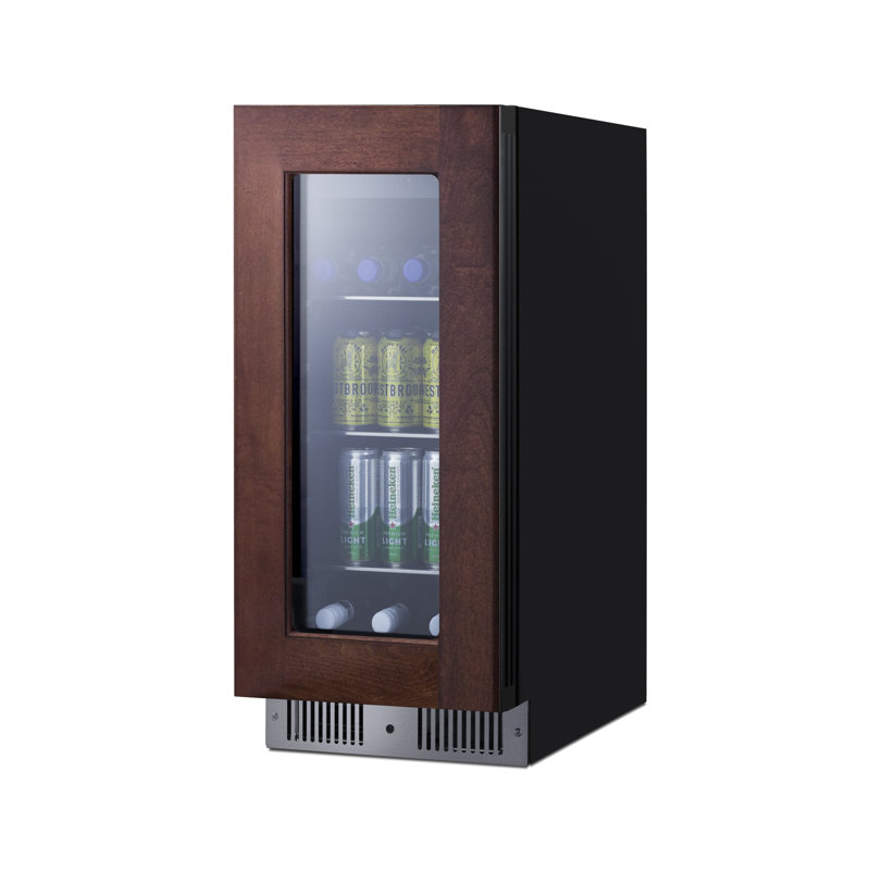 Summit Appliance 15" Wide Built-In Panel Ready  Beverage Center (Panel Not Included), Left Handed