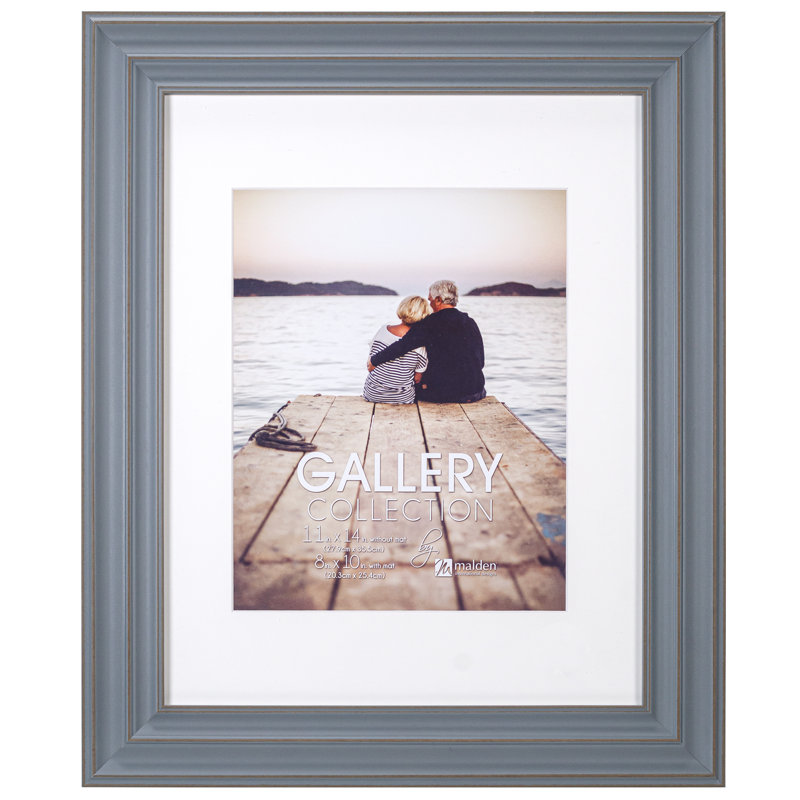 Gray Picture Frame with Mat