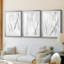 ABSTRACT Series DCCCLI - Impression encadrée sur mesure de qualité supérieure - 3 pièces-1928658328